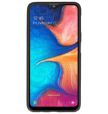 Custodia in TPU a colori per Samsung Galaxy A20 nero