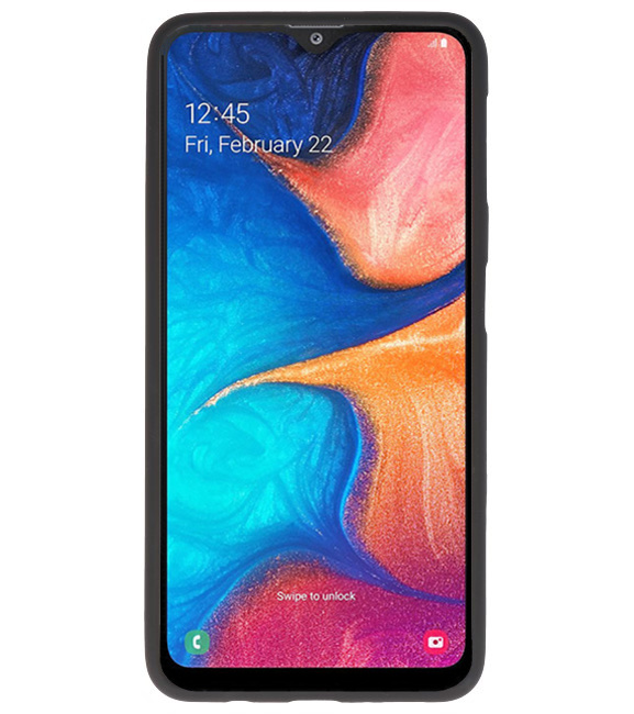Farbe TPU Fall für Samsung Galaxy A20 schwarz