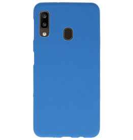 Color TPU case for Samsung Galaxy A20 Navy