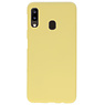 Coque en TPU couleur pour Samsung Galaxy A20 jaune