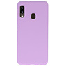 Farve TPU taske til Samsung Galaxy A20 Purple