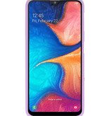 Farve TPU taske til Samsung Galaxy A20 Purple