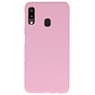 Coque TPU couleur pour Samsung Galaxy A20 Rose