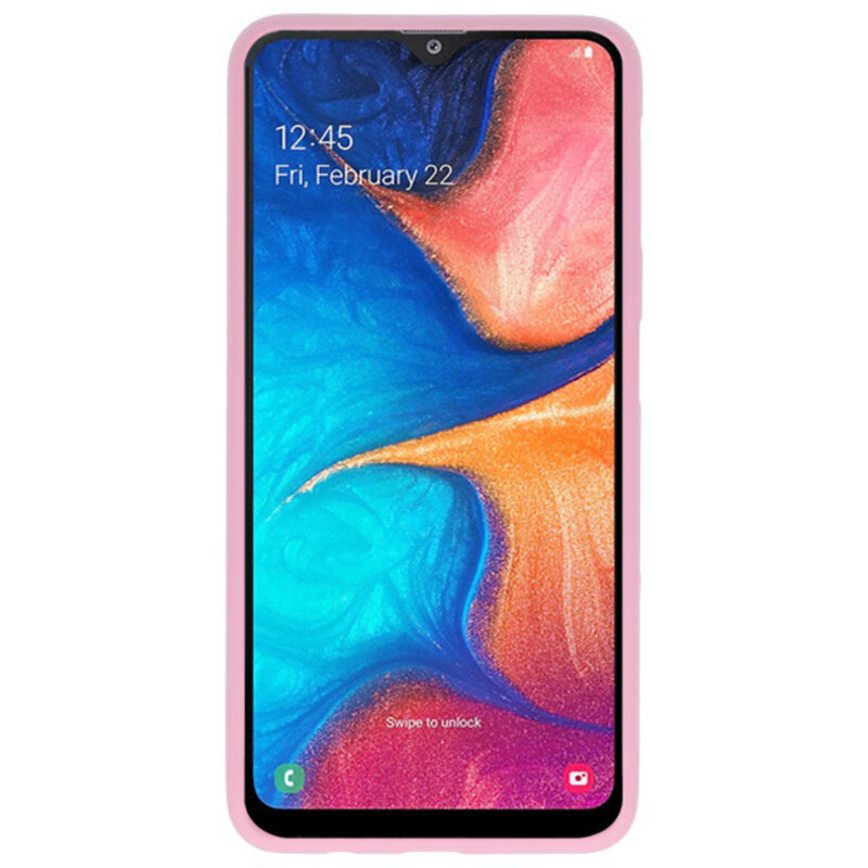 Custodia in TPU colorata per Samsung Galaxy A20 Pink