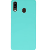 Color TPU Hoesje voor Samsung Galaxy A20 Turquoise