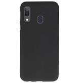Custodia in TPU a colori per Samsung Galaxy A30 nero