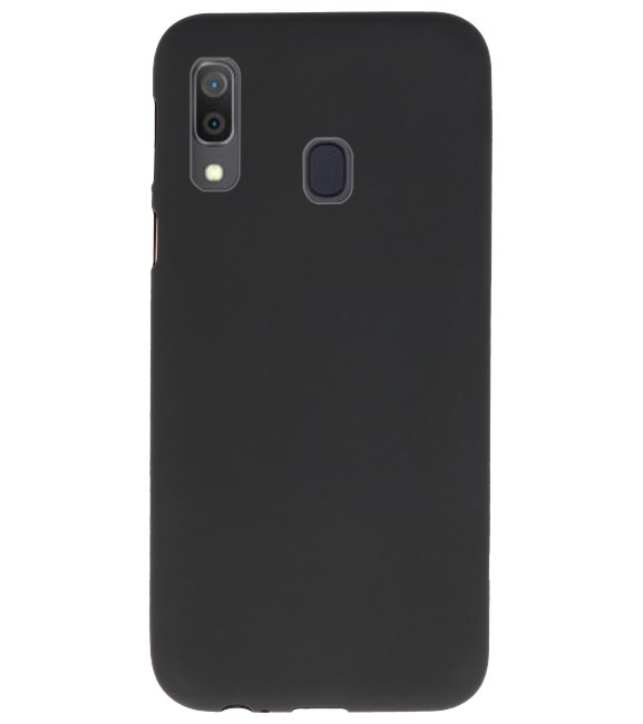 Color TPU case for Samsung Galaxy A30 black