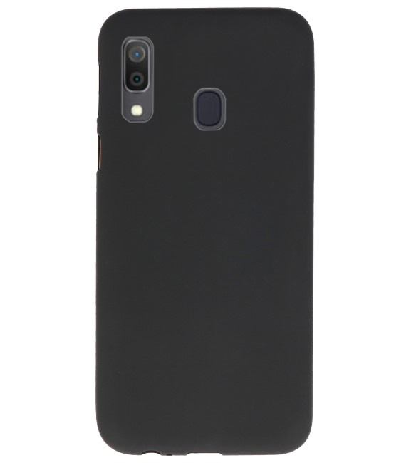 Farbe TPU Fall für Samsung Galaxy A30 schwarz