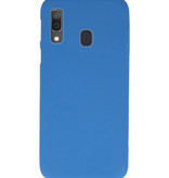 Color TPU Hoesje voor Samsung Galaxy A30 Navy