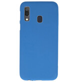Custodia in TPU a colori per Samsung Galaxy A30 Navy