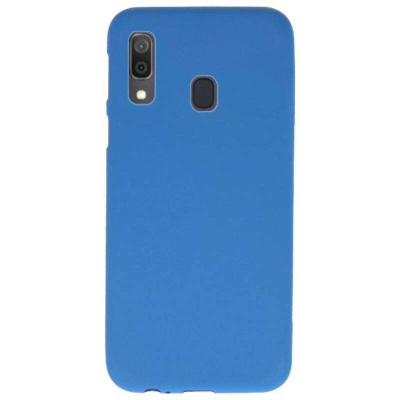 Funda TPU en color para Samsung Galaxy A30 Navy