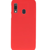 Color TPU case for Samsung Galaxy A30 red