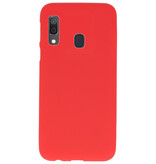 Funda TPU en color para Samsung Galaxy A30 rojo.