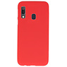 Coque en TPU couleur pour Samsung Galaxy A30 rouge
