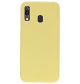 Color TPU case for Samsung Galaxy A30 Yellow
