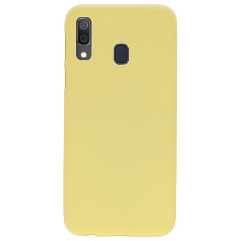 Color TPU case for Samsung Galaxy A30 Yellow