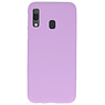 Coque TPU couleur pour Samsung Galaxy A30 Violet