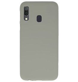 Color TPU Hoesje voor Samsung Galaxy A30 Grijs