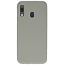 Farve TPU taske til Samsung Galaxy A30 grå