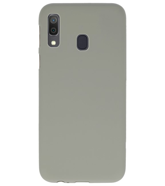 Color TPU case for Samsung Galaxy A30 gray