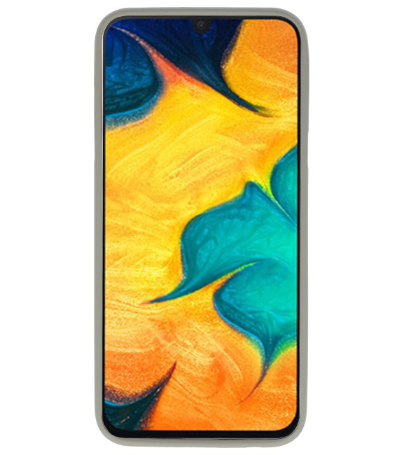 Funda TPU en color para Samsung Galaxy A30 gris.