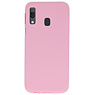 Coque TPU couleur pour Samsung Galaxy A30 Rose