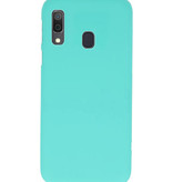 Color TPU Hoesje voor Samsung Galaxy A30 Turquoise