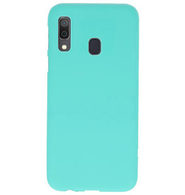 Coque TPU couleur pour Samsung Galaxy A30 Turquoise