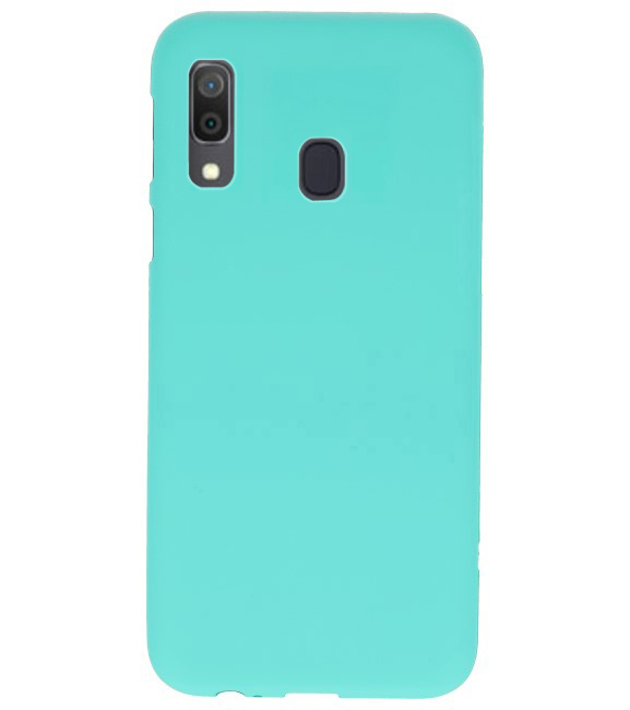 Farbe TPU Fall für Samsung Galaxy A30 Türkis