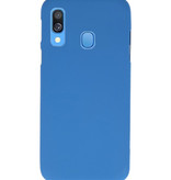 Color TPU case for Samsung Galaxy A40 Navy