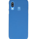 Farbe TPU Fall für Samsung Galaxy A40 Navy