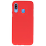 Coque en TPU couleur pour Samsung Galaxy A40 rouge