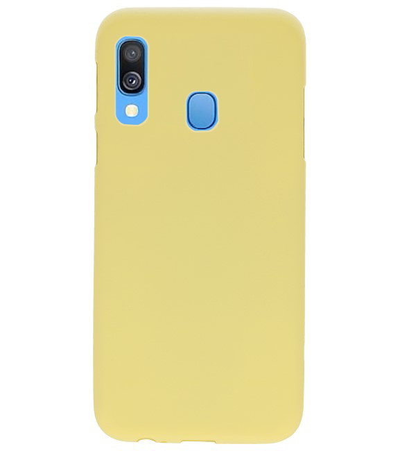 Farbe TPU Fall für Samsung Galaxy A40 gelb