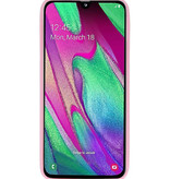 Color TPU Hoesje voor Samsung Galaxy A40 Roze