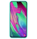 Custodia in TPU per Samsung Galaxy A40 Turquoise