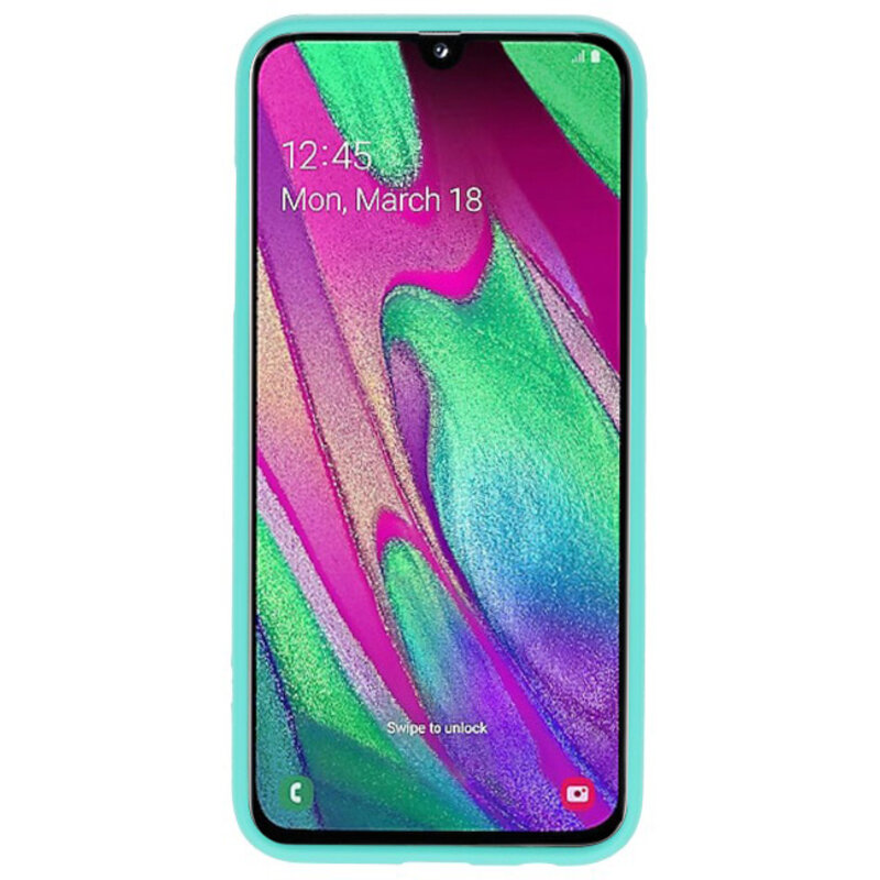 Custodia in TPU per Samsung Galaxy A40 Turquoise