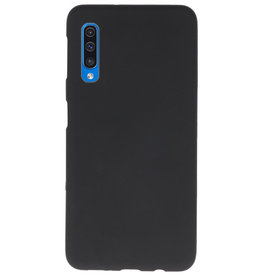 Custodia in TPU a colori per Samsung Galaxy A50 nero