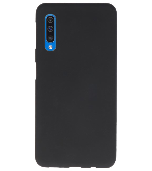 Farbe TPU Fall für Samsung Galaxy A50 schwarz