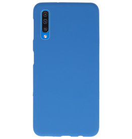Coque TPU couleur pour Samsung Galaxy A50 Navy