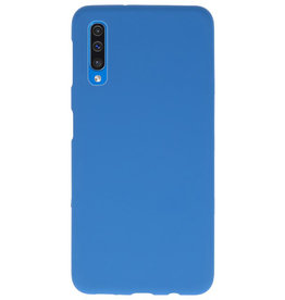 Farve TPU taske til Samsung Galaxy A50 Navy