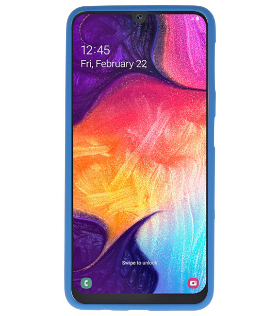Custodia in TPU a colori per Samsung Galaxy A50 Navy