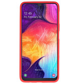 Funda TPU en color para Samsung Galaxy A50 rojo.