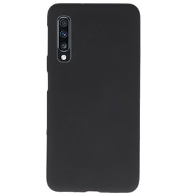 Color TPU case for Samsung Galaxy A70 black
