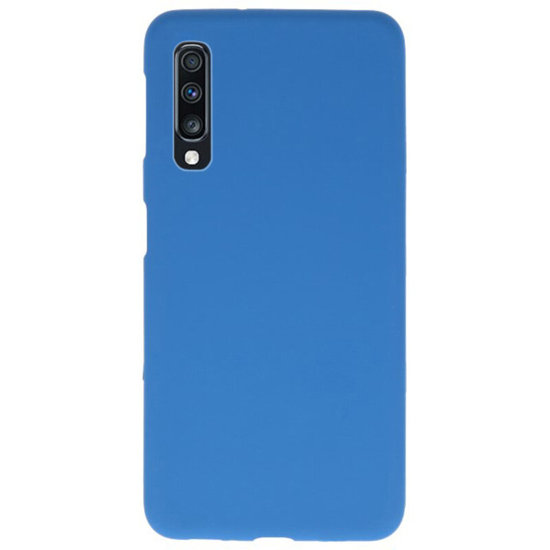 Custodia in TPU a colori per Samsung Galaxy A70 Navy