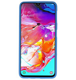 Farve TPU taske til Samsung Galaxy A70 Navy