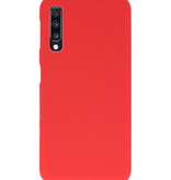 Farve TPU taske til Samsung Galaxy A70 rød