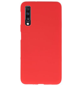 Funda TPU en color para Samsung Galaxy A70 rojo.