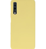 Color TPU Hoesje voor Samsung Galaxy A70 Geel