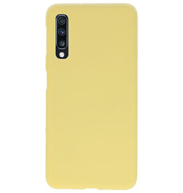 Color TPU case for Samsung Galaxy A70 yellow