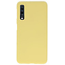 Color TPU case for Samsung Galaxy A70 yellow